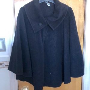 Heavy fleece cape
